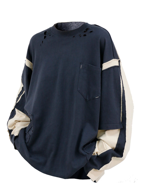 RE-PATCH — Panelled Long Sleeve
