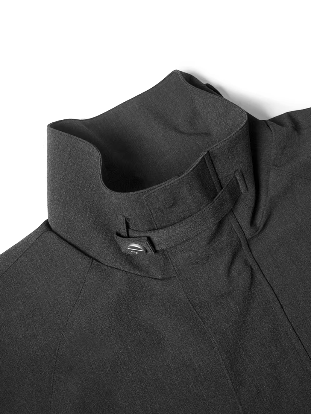 Sculpted High-Neck Jacket