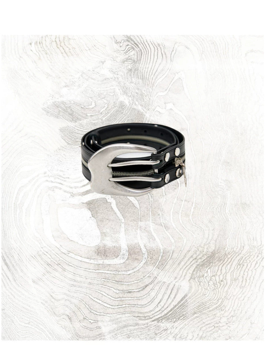 RE-BIND DOUBLE BUCKLE BELT