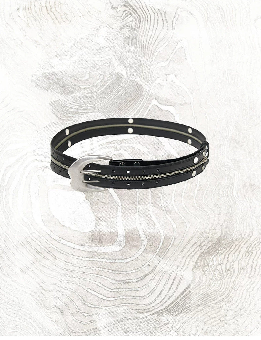 RE-BIND DOUBLE BUCKLE BELT