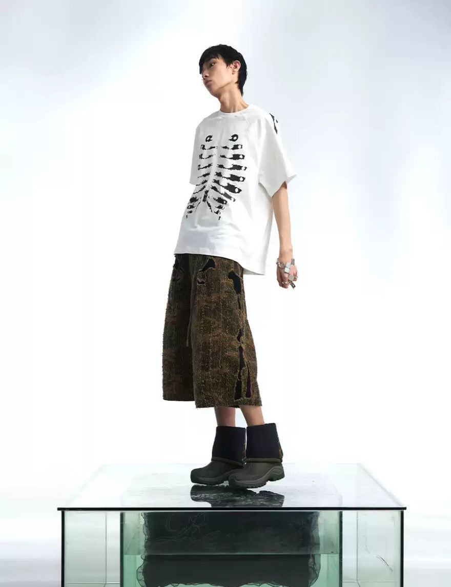 RE-BONE — Camouflage Short