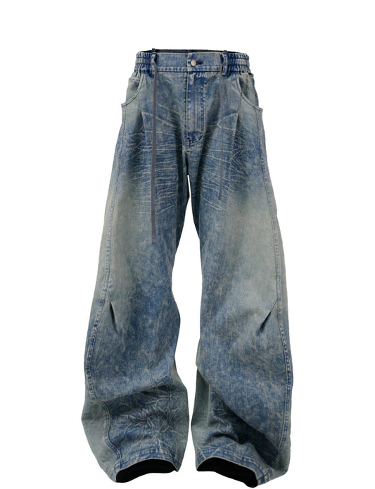 RE-CURVE — Washed Curved Jean