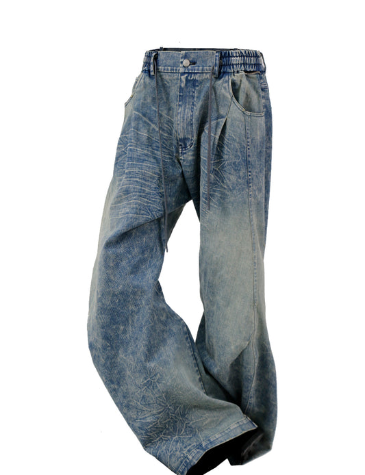 RE-CURVE — Washed Curved Jean