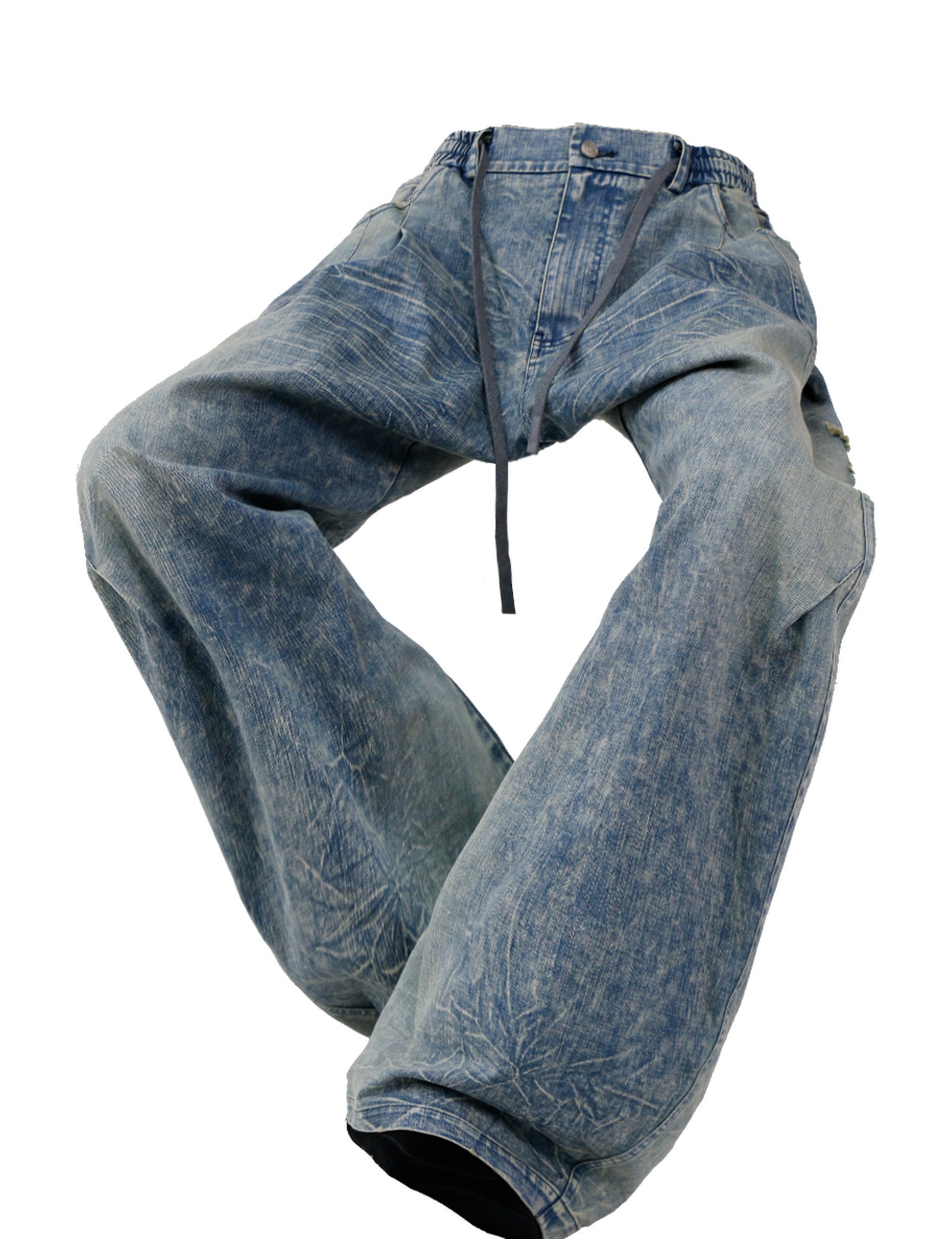 RE-CURVE — Washed Curved Jean