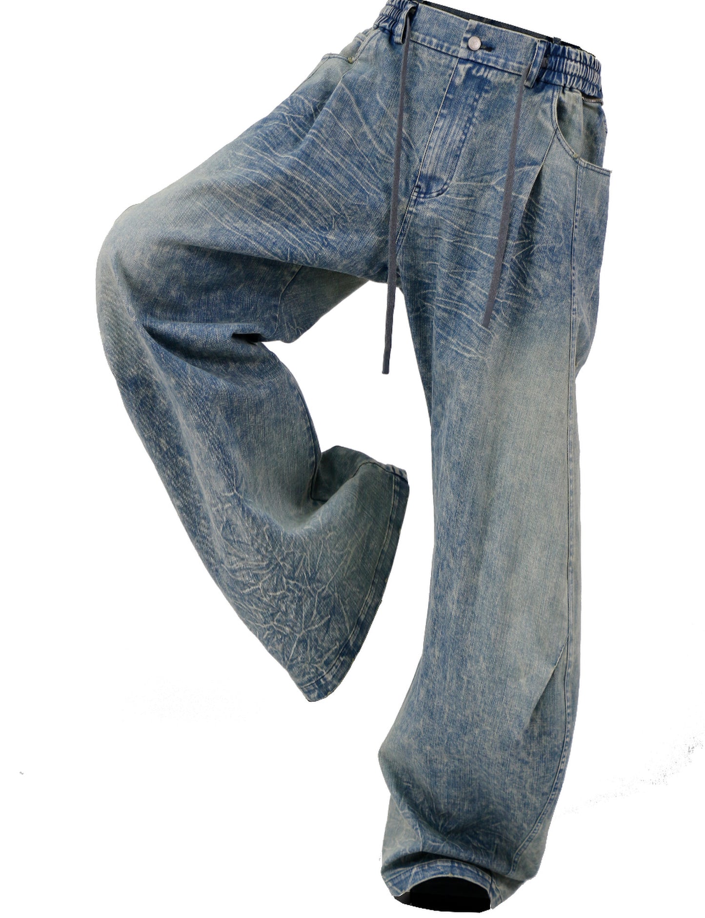 RE-CURVE — Washed Curved Jean
