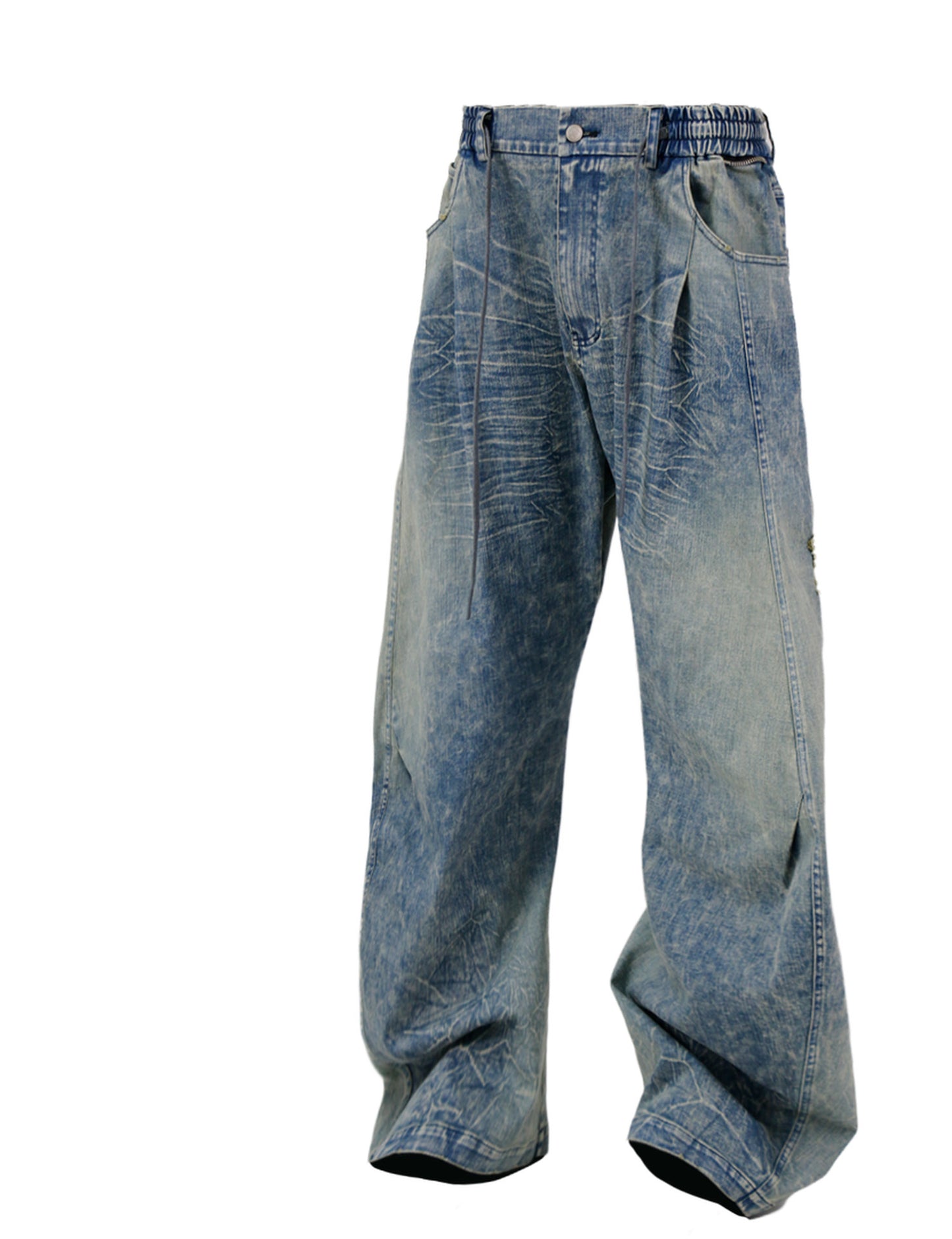 RE-CURVE — Washed Curved Jean