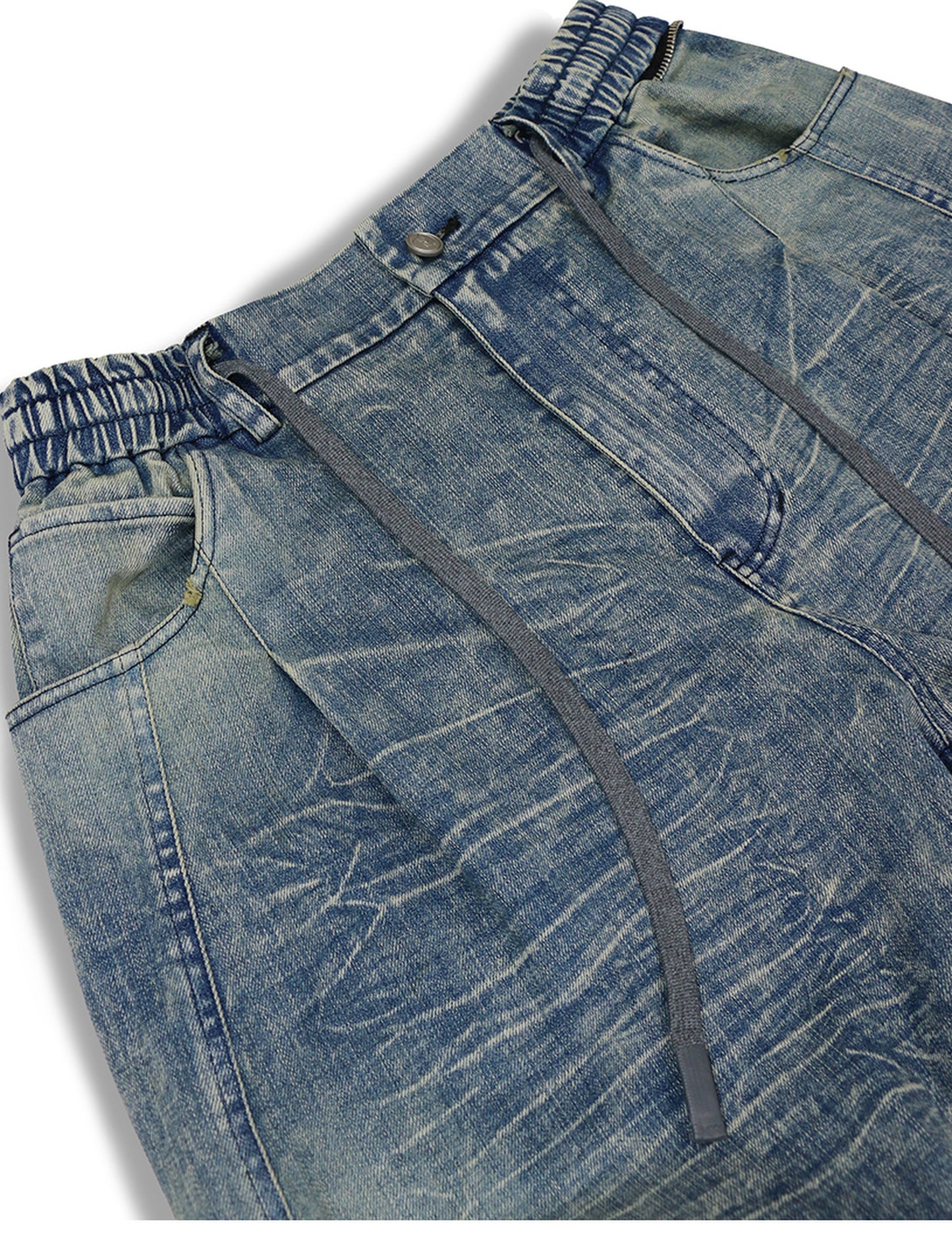 RE-CURVE — Washed Curved Jean