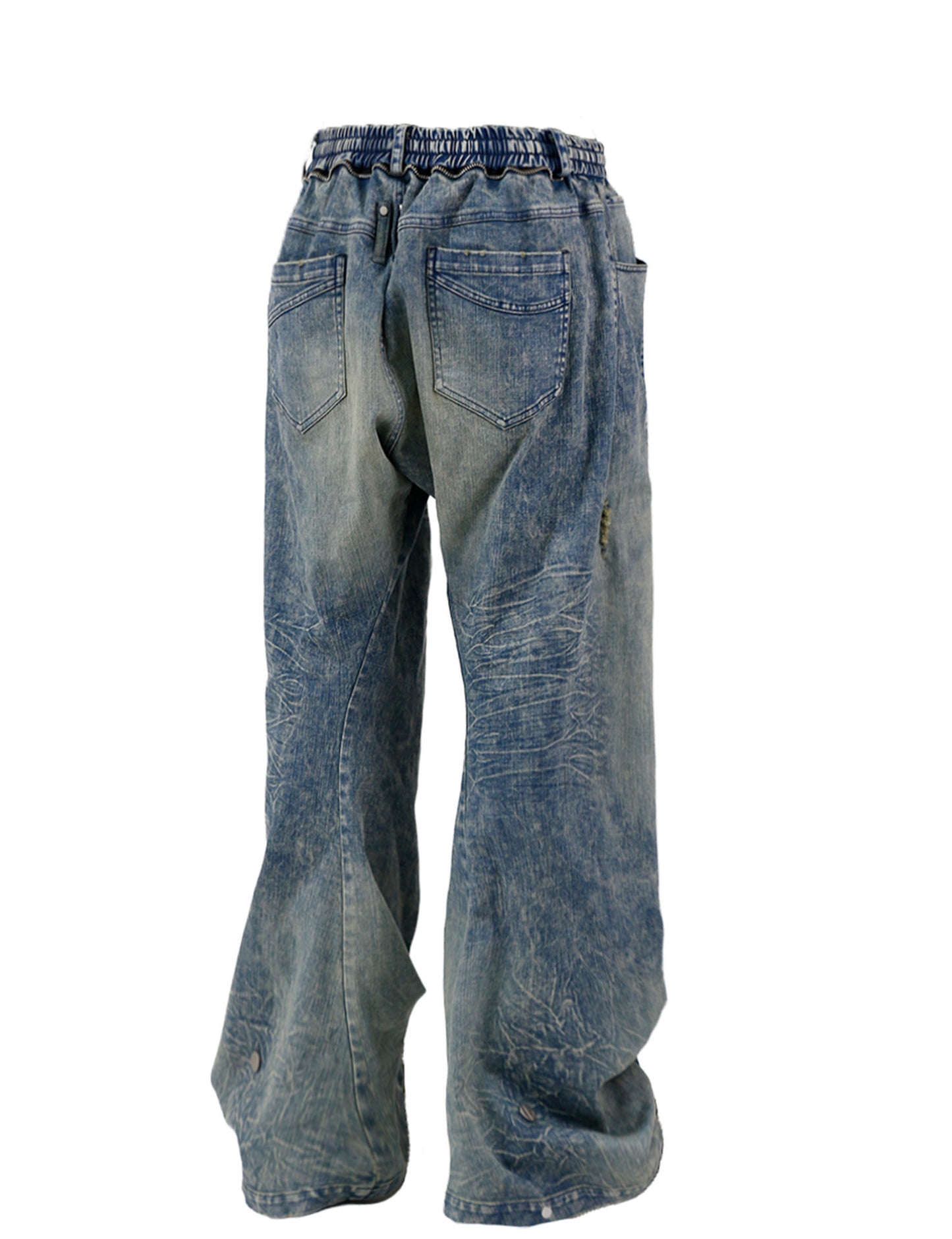 RE-CURVE — Washed Curved Jean