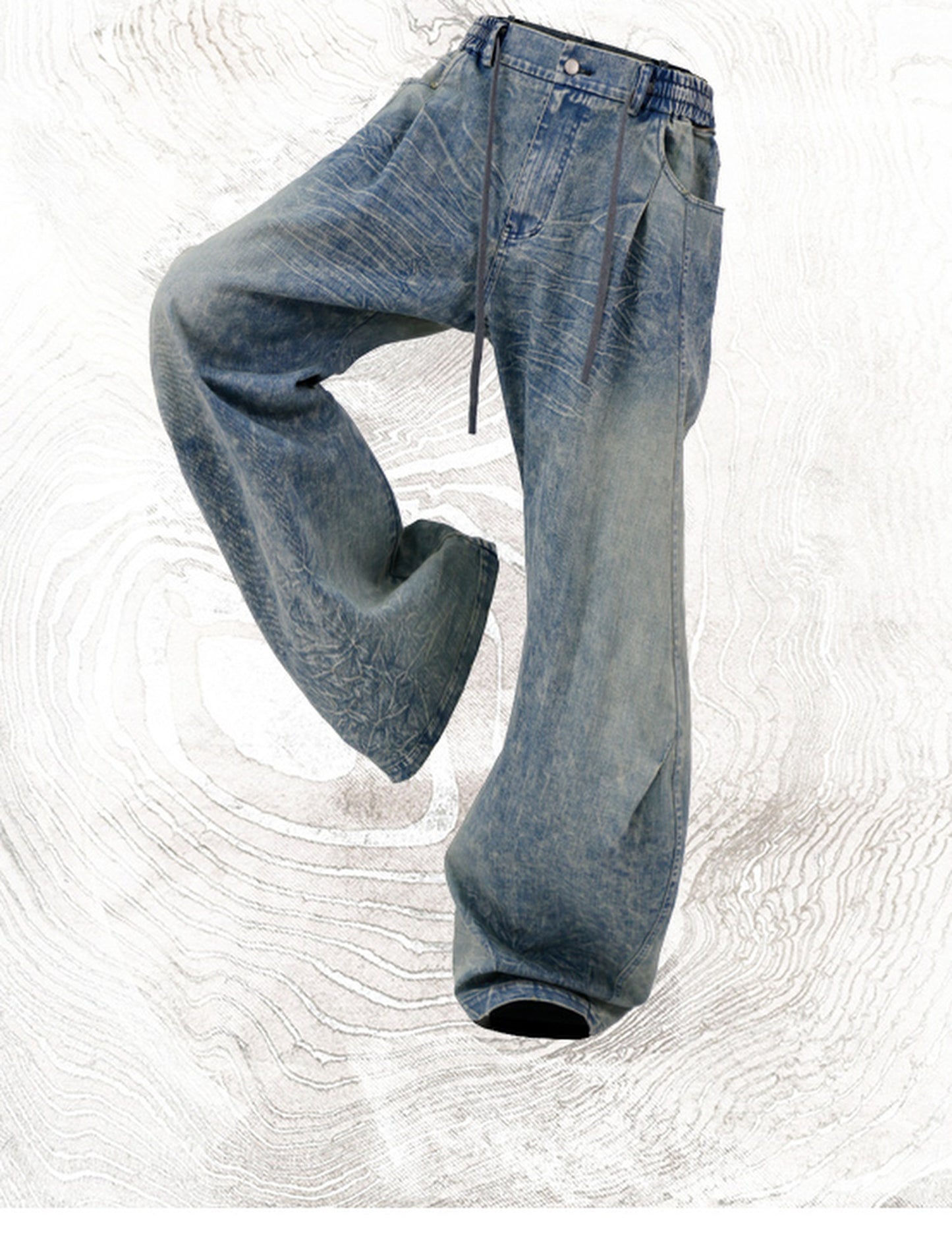 RE-CURVE — Washed Curved Jean
