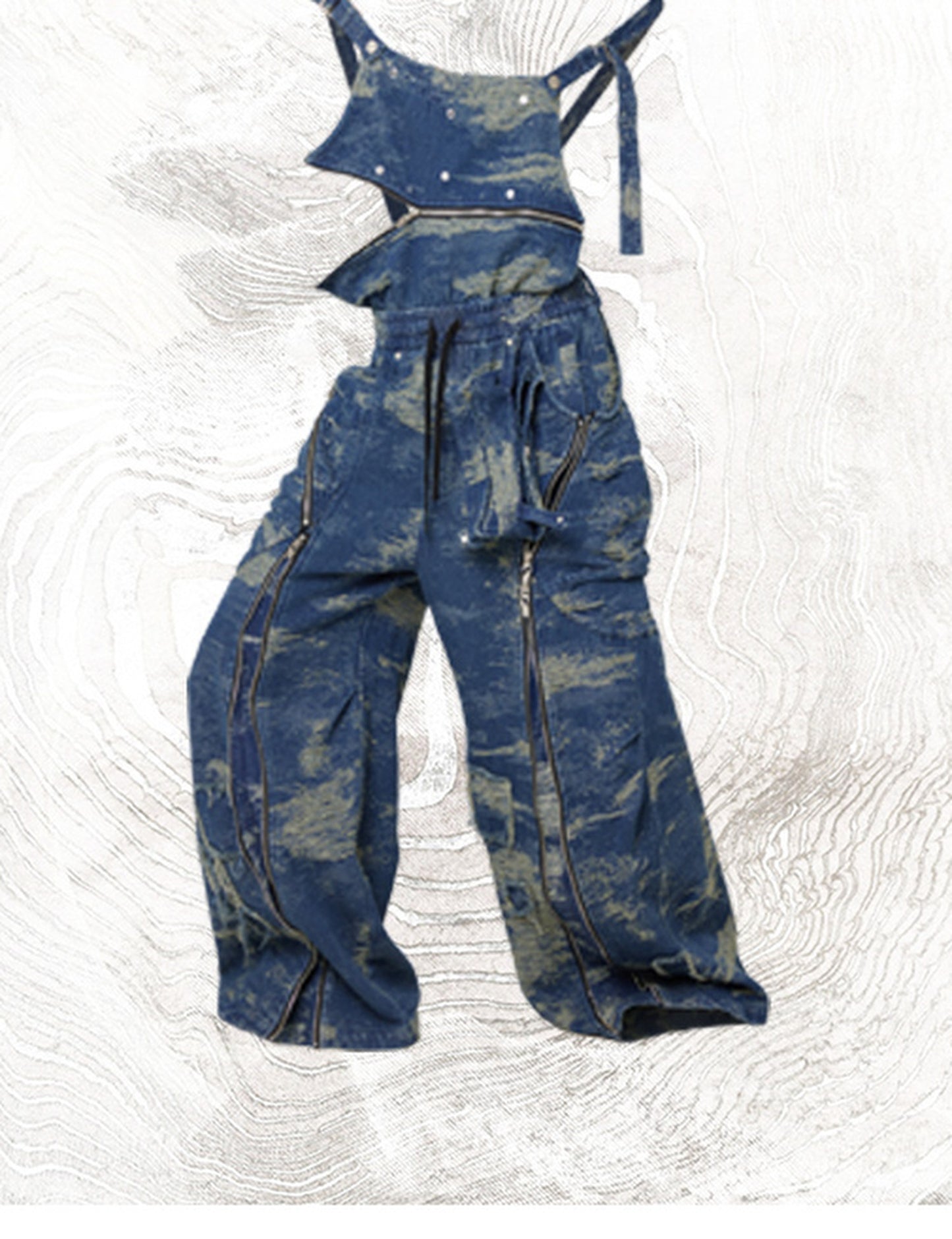 RE-HARNESS — Denim Dungaree