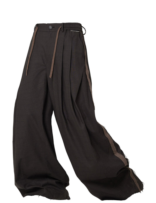 RE-KENDO — Pleated Wool Trouser