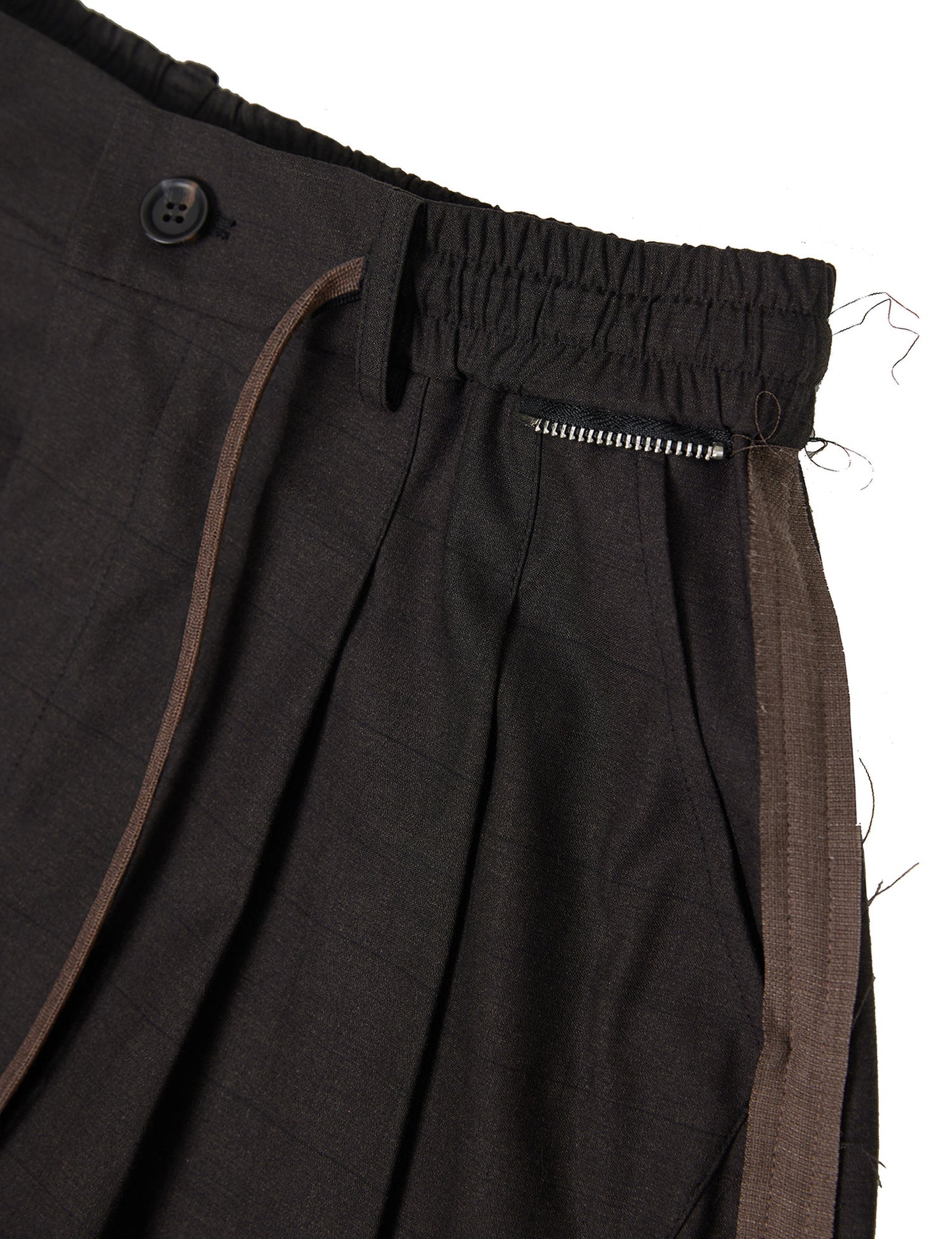 RE-KENDO — Pleated Wool Trouser