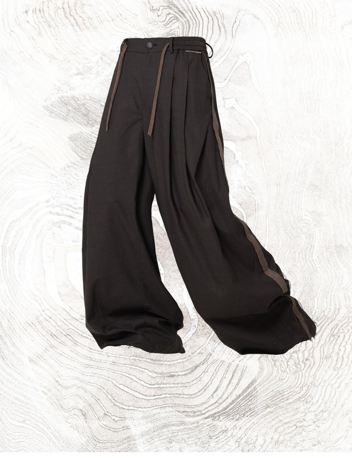 RE-KENDO — Pleated Wool Trouser
