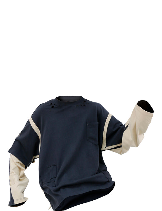 RE-PATCH — Panelled Long Sleeve